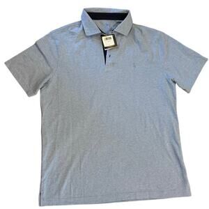 TailorByrd Collection Cotton Polo Shirt in Blue NWT Size XL